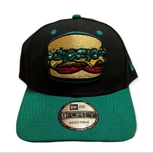 New Era Albuquerque Isotopes Hat-Green Chile Cheeseburgers RARE 9Fifty Snapback